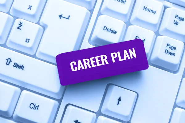 Text sign showing Career Plan, Business approach ongoing process where you Explore your interests and abilities