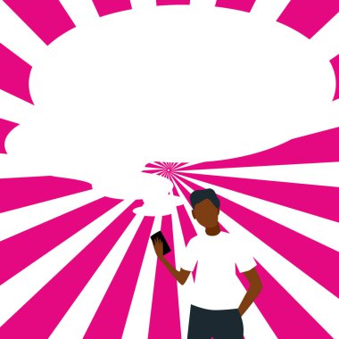 Konuşma Baloncuğuyla Çizim Yeni Duyuruyu Gösteriyor.