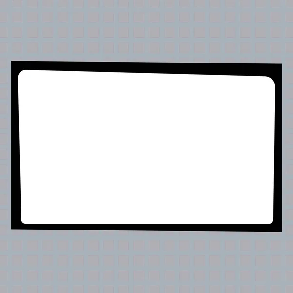 Design Drawing Some Comic Frames Background Speech Bubbles — Stock Vector
