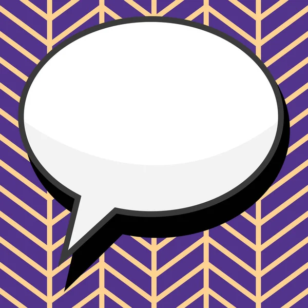 Comic Speech Bubble Bang Shape Representing Business Promotion — Image vectorielle