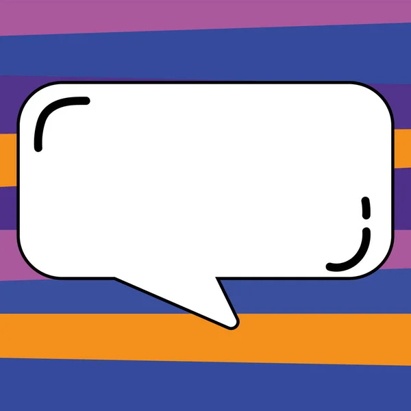 Comic Speech Bubble Bang Shape Representing Business Promotion — Image vectorielle