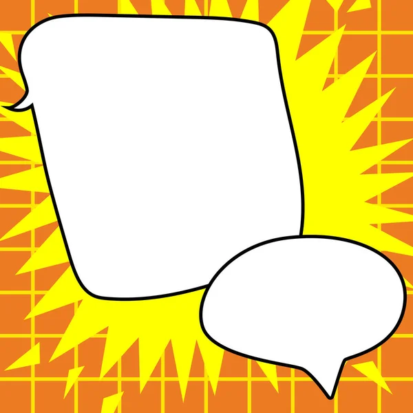 Design Drawing Some Comic Frames Background Speech Bubbles — Wektor stockowy