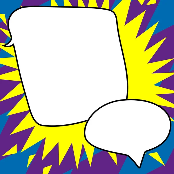 Design Drawing Some Comic Frames Background Speech Bubbles — Stockvector