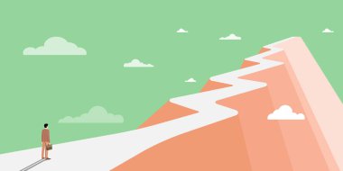 Dağdaki Adam Bulutlara tırmanma başarısıyla gurur duyuyor.