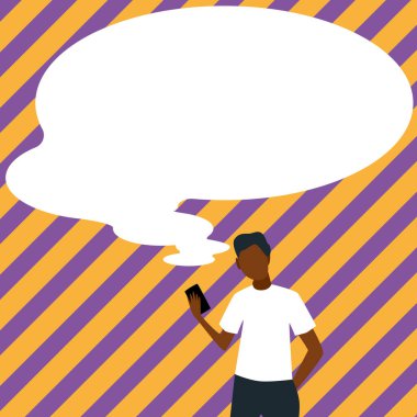 Konuşma Baloncuğuyla Çizim Yeni Duyuruyu Gösteriyor.