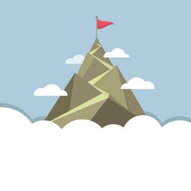 Dağdaki Adam Bulutlara tırmanma başarısıyla gurur duyuyor.