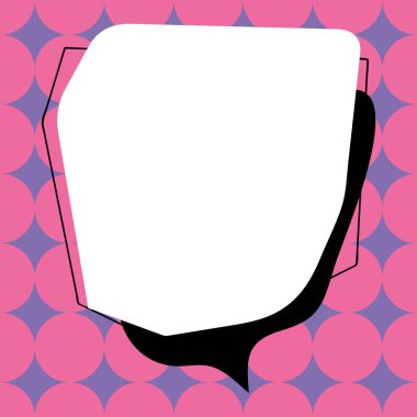 Design Drawing Of Some Comic Frames As Background With Speech Bubbles