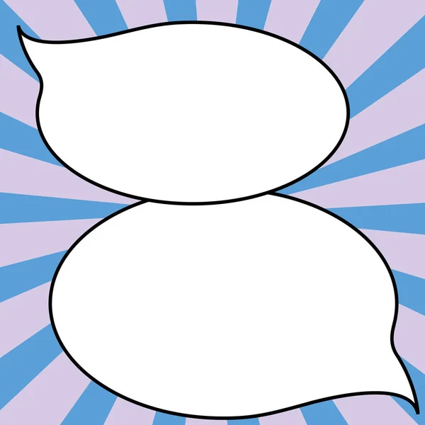 Comic Speech Bubble Bang Shape Representing Business Promotion — 图库矢量图片