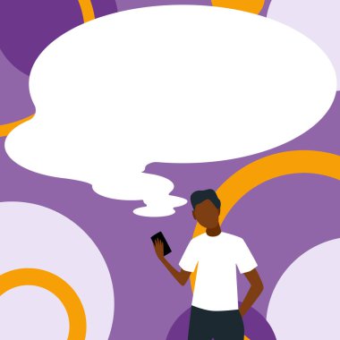 Konuşma Baloncuğuyla Çizim Yeni Duyuruyu Gösteriyor.