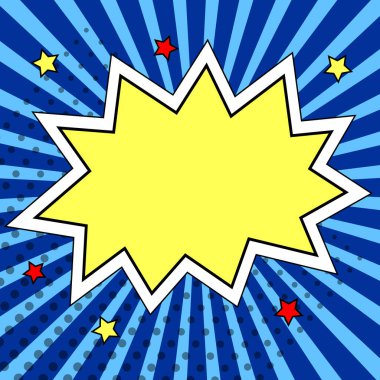 Design Drawing Of Some Comic Frames As Background With Speech Bubbles