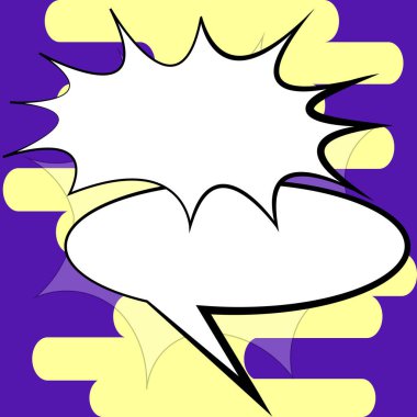 Design Drawing Of Some Comic Frames As Background With Speech Bubbles