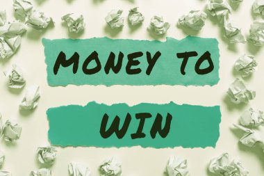 Para Kazanmak, İş Konsepti Gelirleri Hesaplamak için bir şeyler yaparak işaret eden bir ilham kaynağı elde edilecek