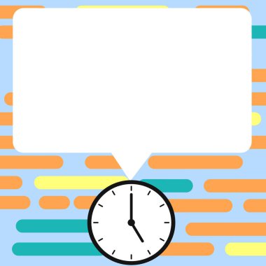 Sunucu Yeni Duyuru Gösteren Konuşma Baloncuğuyla Çizim.