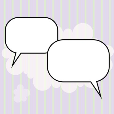 Design Drawing Of Some Comic Frames As Background With Speech Bubbles