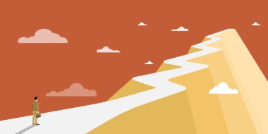 Dağdaki Adam Bulutlara tırmanma başarısıyla gurur duyuyor.