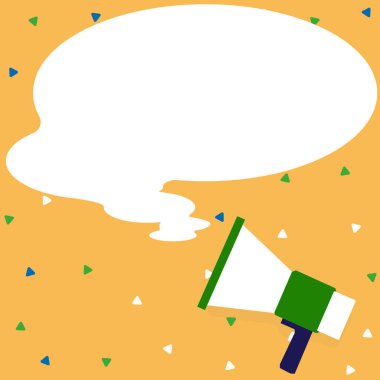 Konuşma Baloncuğuyla Çizim Yeni Duyuruyu Gösteriyor.