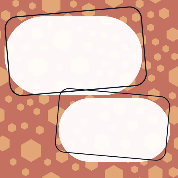 Design Drawing Some Comic Frames Background Speech Bubbles — Stockový vektor