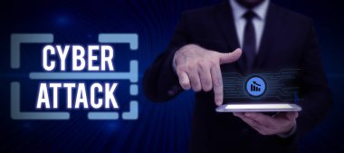 El yazısı Metni Siber Saldırısı, Kavramsal Fotoğraf Bilgisayar Sistemini Zarar Verme Girişimi