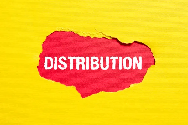 Hand Writing Sign Distribution Business Overview Behavior Several Recipients Sending — Stock Photo, Image