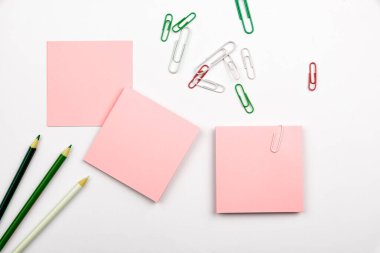 Çoklu Koleksiyon Ofisi Kırtasiye Fotoğrafı Tablo Üzerine Yerleştirildi