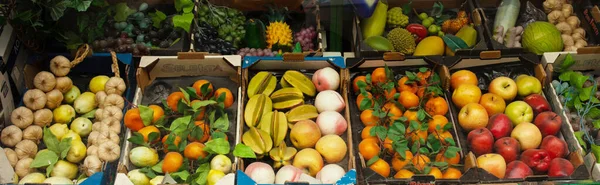 Fresh Fruits Vegetables Market — Stock Photo, Image