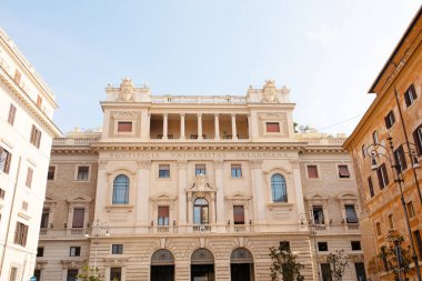 Roma, İtalya - 12.10.2022: Roma 'nın mimarisi ve simgesi. 