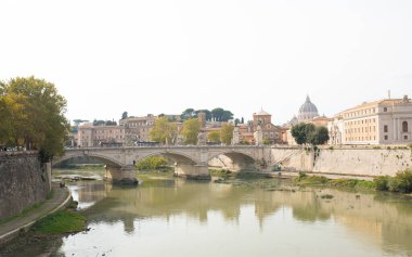 Roma, İtalya - 12.10.2022: Roma 'nın mimarisi ve simgesi. 
