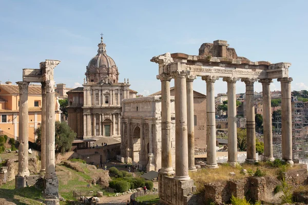 Rom Italien 2022 Römische Ruinen Rom Forum Römische Architektur Der — Stockfoto