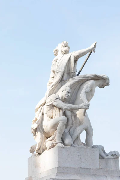 Roma Itália Altar Pátria Altare Della Patria Conhecido Como Monumento — Fotografia de Stock