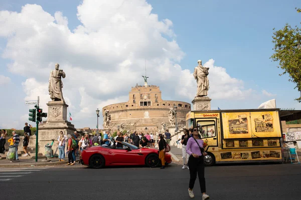 Ρώμη Ιταλία 2022 Castel Sant Angelo Μαυσωλείο Του Αδριανού Στη — Φωτογραφία Αρχείου