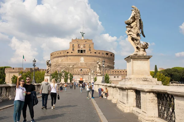 Ρώμη Ιταλία 2022 Castel Sant Angelo Μαυσωλείο Του Αδριανού Στη — Φωτογραφία Αρχείου