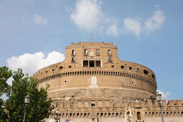 이탈리아 2022 이탈리아 로마에 하드리아누스의 카스텔 산탄젤로 이탈리아 명소인 로마에 — 스톡 사진