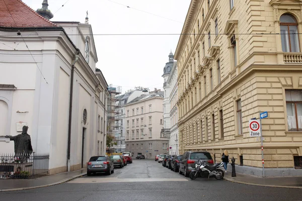 Wien Österreich Oktober 2022 Stadtansichten Der Schönen Stadt Wien Straßen — Stockfoto
