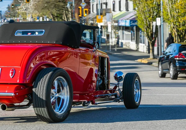 Αυτοκίνητο Ford Model Του 1909 Περιοδεύει Ένα Syteet Της Πόλης — Φωτογραφία Αρχείου