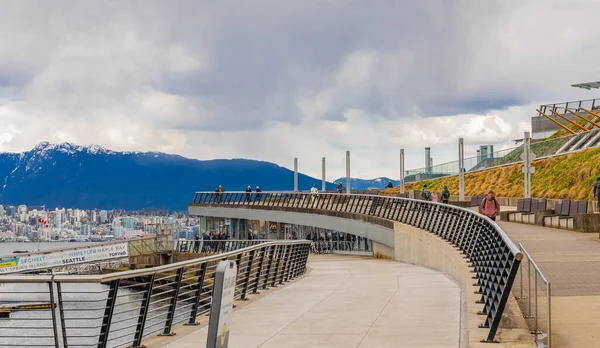 Port Green Park Wybrzeżu Vancouver Harbour Terminal Seaplane Coal Harbour — Zdjęcie stockowe