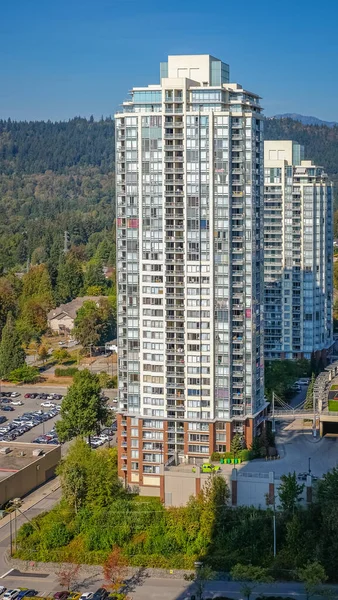 Вид Воздуха Жилые Дома Coquitlam Сделано Большом Ванкувере Британская Колумбия — стоковое фото