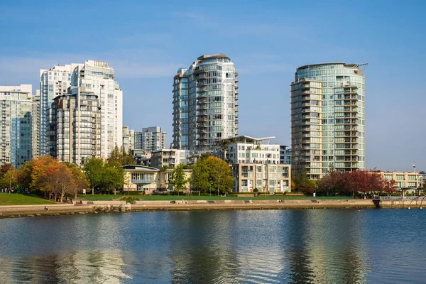 Вид Ванкувер Британская Колумбия Канада Солнечный Осенний День Красивый Город — стоковое фото