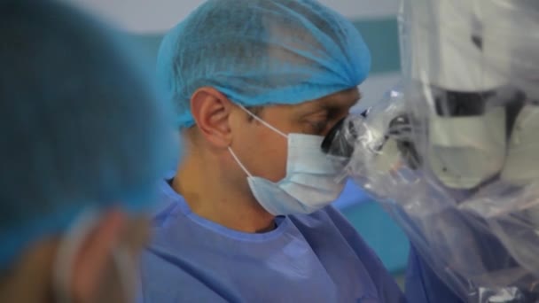 Kyiv Ukraine Mai 2022 Neurochirurgien Effectue Shunting Ventriculo Péritonéal Shunt — Video