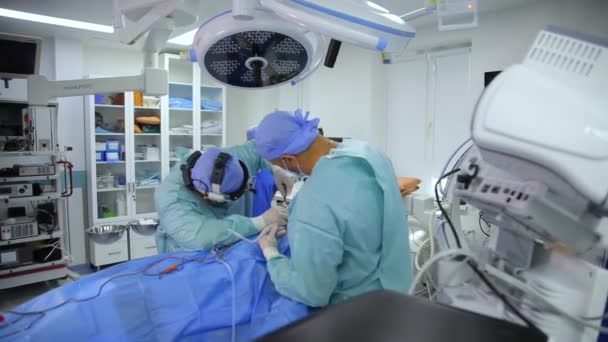 Vinnytsia Ukraine June 2022 Fungsional Rhinosurgery Untuk Pemulihan Pernapasan Hidung — Stok Video