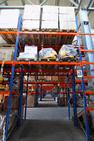 Kyiv Ukraine June 2022 Industrial Warehouse Warehouse Trade Organization Goods — Stock Photo, Image