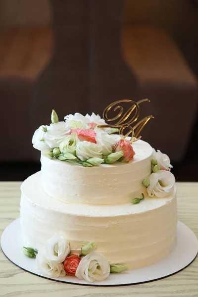 Wedding Cake Birthday Cake Decorations Culinary Arts Desserts Wedding Cake — Fotografia de Stock