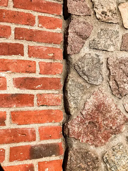 Background Red Brick Paving Stones — Stock Photo, Image