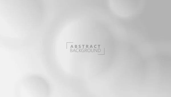 White Geometric Background Circle Shape Blur Effect Concept Modern Template — 스톡 벡터