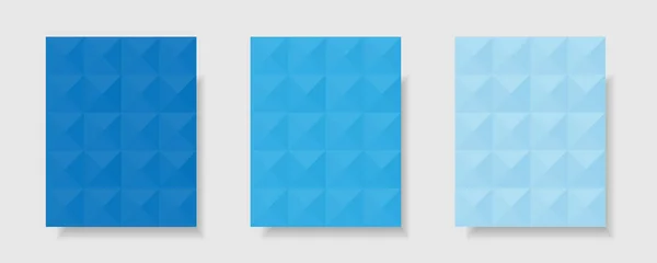 Abstracto Azul Degradado Color Polígono Plantilla Fondo Diseño Patrón Triangular — Vector de stock