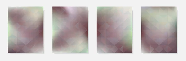 Collection Décors Abstraits Couverture Vectorielle Gradient Lumière Pour Les Fonds — Image vectorielle
