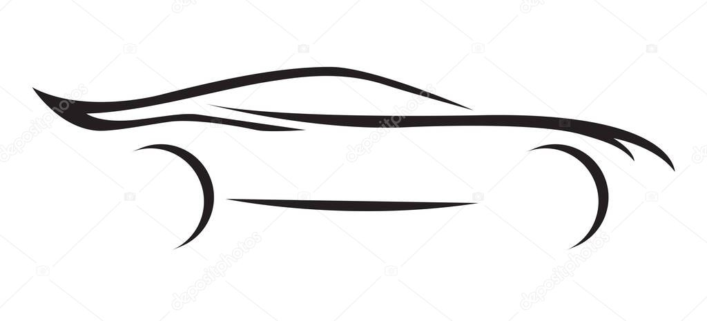 Car logo icon vector illustration