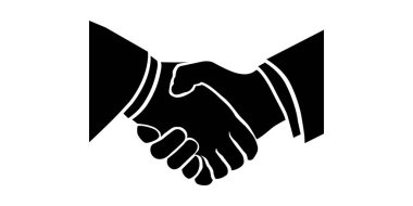Business Handshake and Contract contract flat vector icon for apps and websites