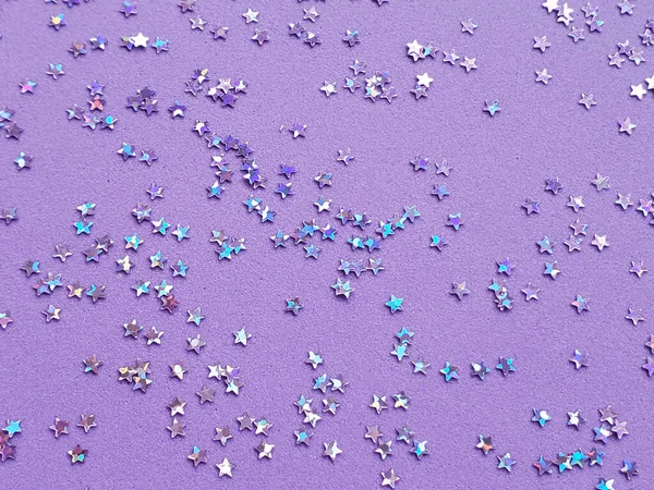 Violeta Muy Peri color 2022, fondo de textura borrosa de bajo contraste, brillo brillante con estrellas —  Fotos de Stock