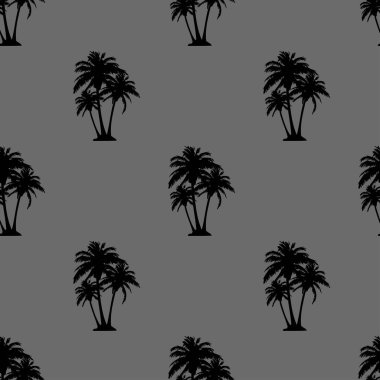 Gri bir arka planda kusursuz alevler. Giysi ya da iz için palmiye ağaçlarının rüzgar deseni