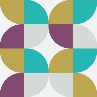  Basit şekil ve figürlü geometri minimalist sanat posteri. Web afişi, iş sunumu, kurumsal kimlik, kumaş baskısı, duvar kağıdı için İskandinav tarzı soyut vektör tasarımı şablonu